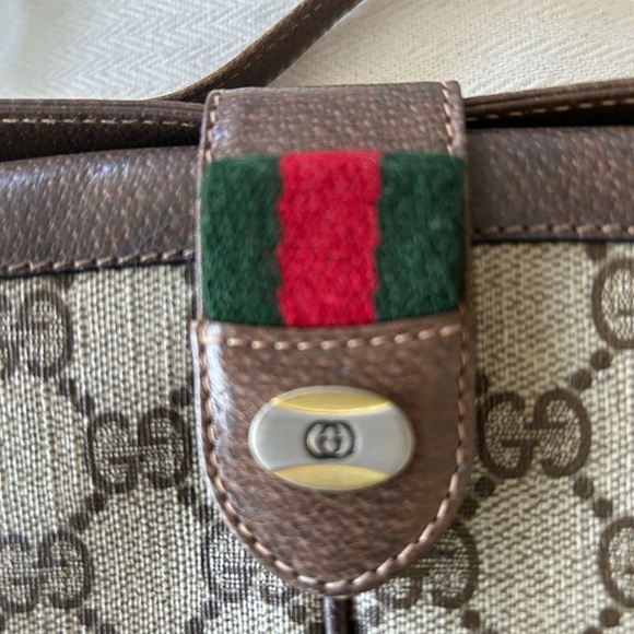 Gucci Monogram Canvas Shoulder/Crossbody Bag - Picture 2 of 14